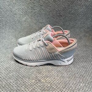 Zeba Hands Free Gray Pink Slip On Shoes Size 10 Women’s